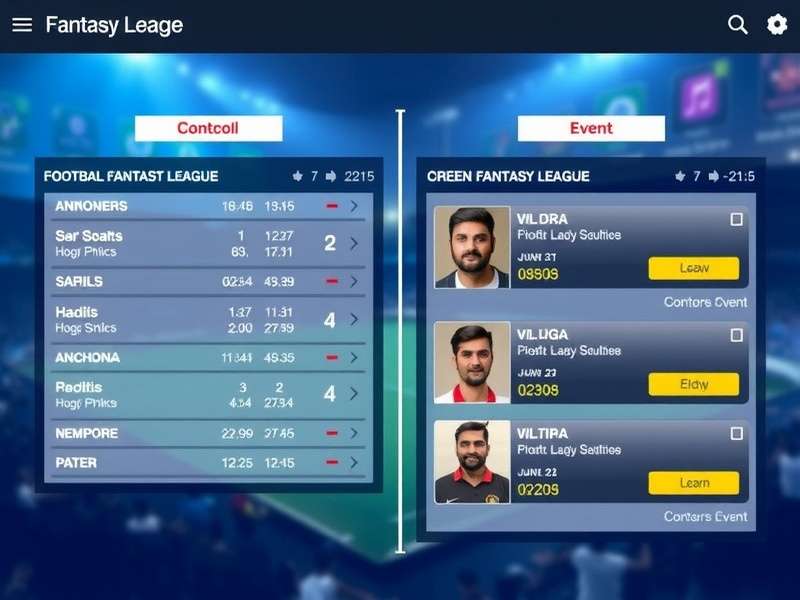 Football Fantasy League India Match Screenshot